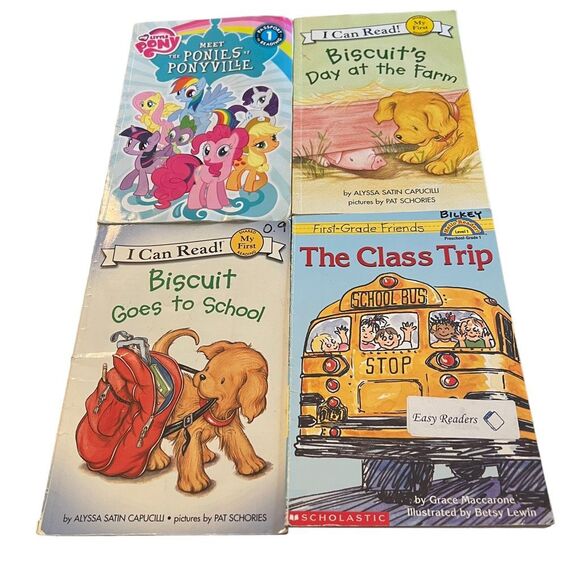8 Early Readers Level 1 Learning to Read Books My Little Pony The Littles & More - Picture 3 of 4